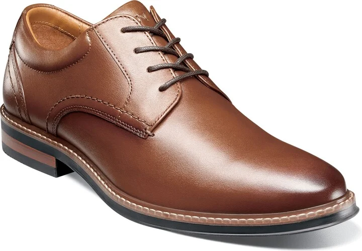 Calderone Plain Toe Derby - Wide Width Available