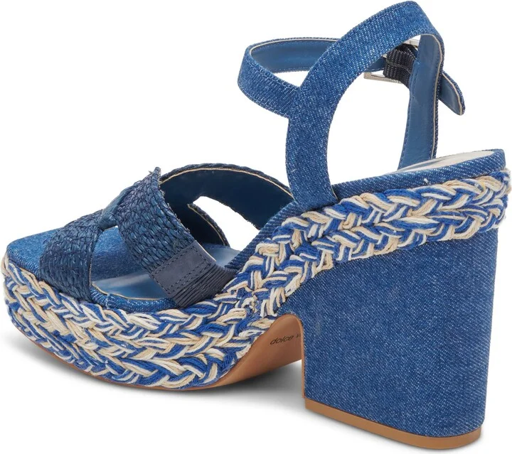 Cale Woven Raffia Platform Sandal - Image 2