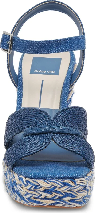 Cale Woven Raffia Platform Sandal - Image 4