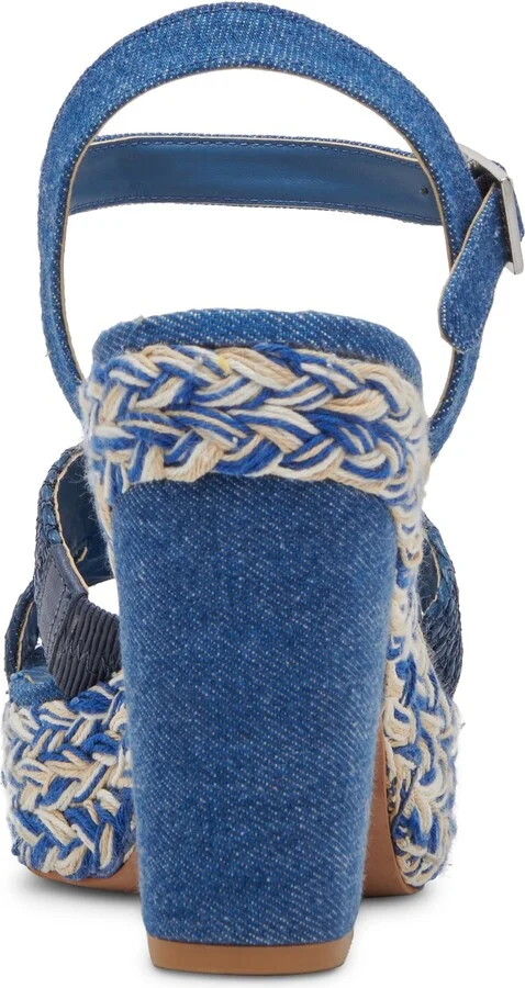 Cale Woven Raffia Platform Sandal - Image 7