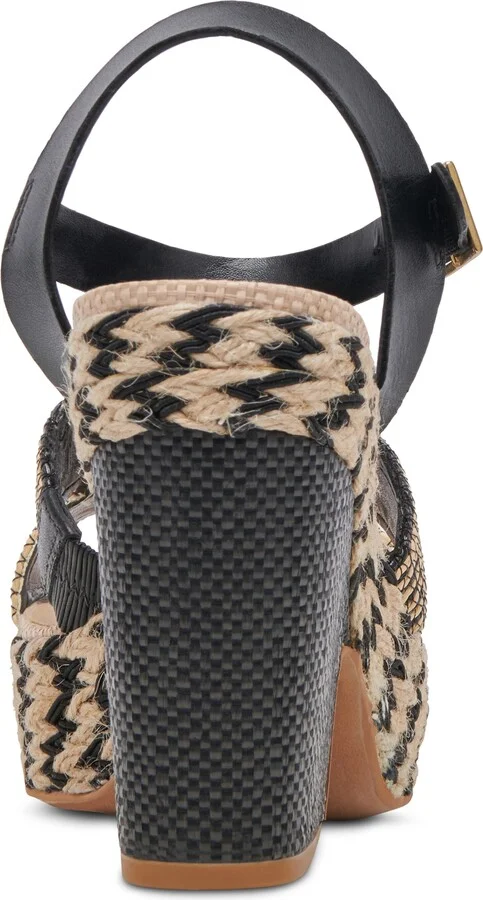 Cale Woven Raffia Platform Sandal - Image 11