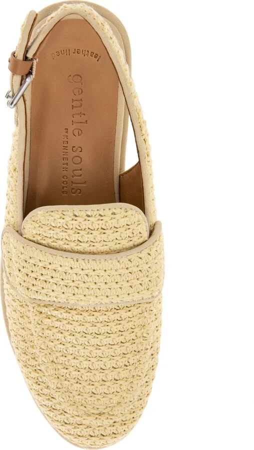 Caleb Slingback Raffia Loafer Flat - Image 5
