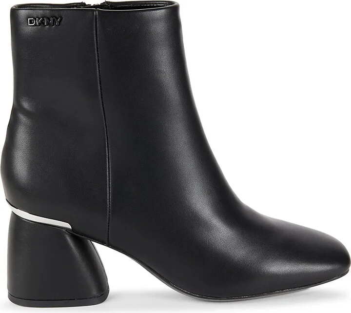 Caleena Helled 64MM Faux Leather Ankle Boots
