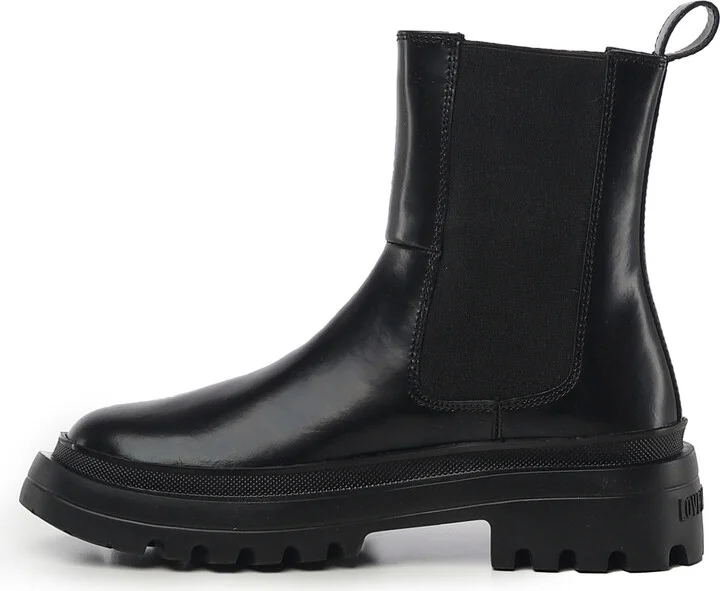 Calf And Lycra Ankle Boots - Image 4
