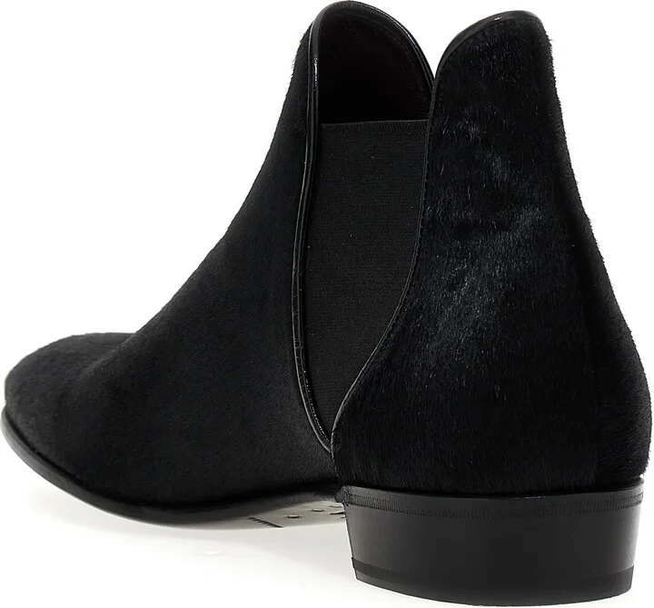 Calf Hair Ankle Boots - Image 2