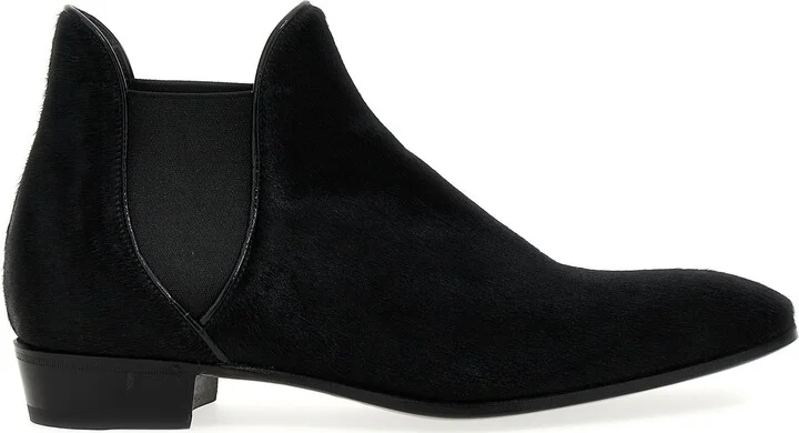 Calf Hair Ankle Boots Boots And Ankle Boots