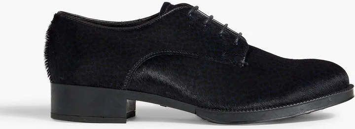 Calf hair brogues