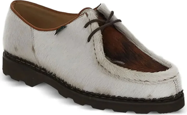 Calf-Hair Lace-Up Derby Shoes - Image 2
