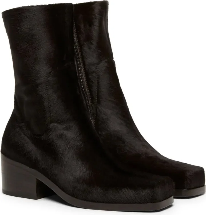 Calf Hair Leather Boots - Image 2