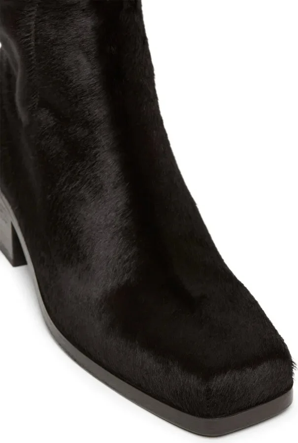 Calf Hair Leather Boots - Image 4