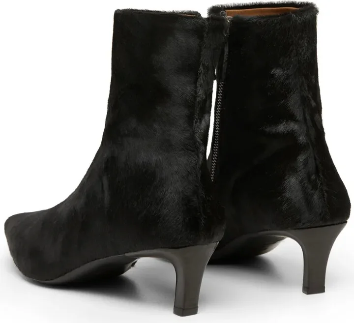 Calf Hair Pointed Toe Boots - Image 3
