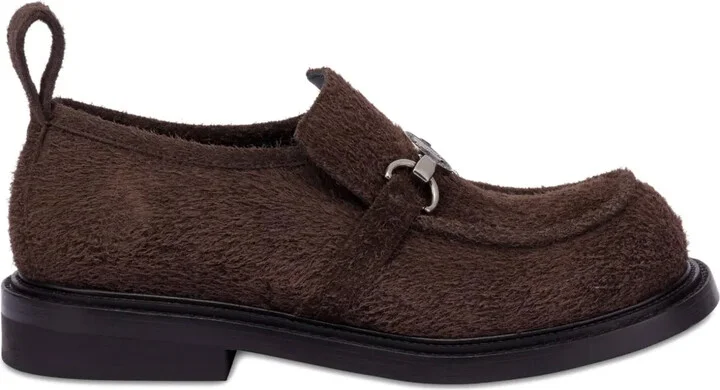 Calf-Hair Slip-On Loafers