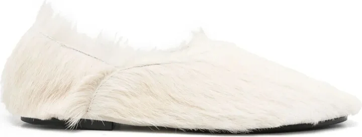 Calf-Hair Slippers