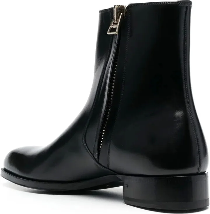 Calf Leather Ankle Boots - Image 3