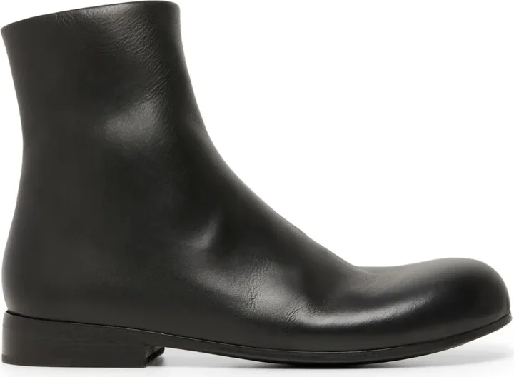 Calf Leather Ankle Boots