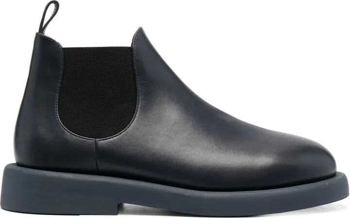 Calf Leather Ankle Boots