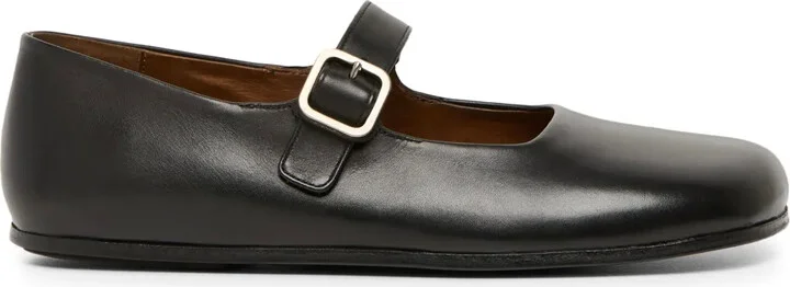 Calf Leather Ballerina Shoes