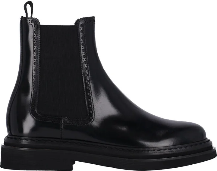 Calf Leather Chealse Boots