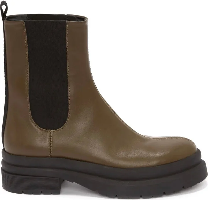 calf leather Chelsea boots