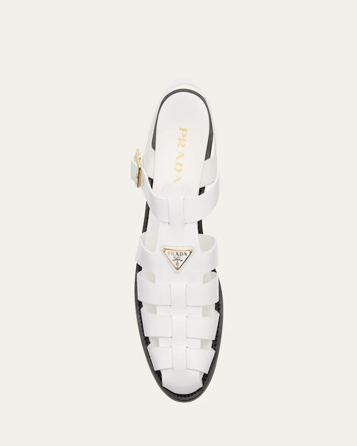 Calf Leather Fisherman Sandals - Image 2