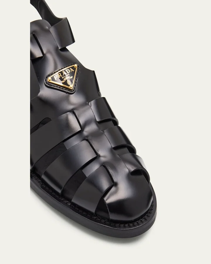 Calf Leather Fisherman Sandals - Image 4