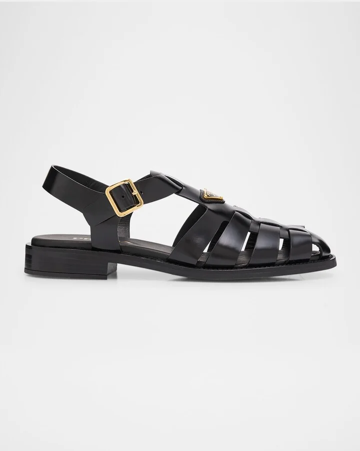 Calf Leather Fisherman Sandals