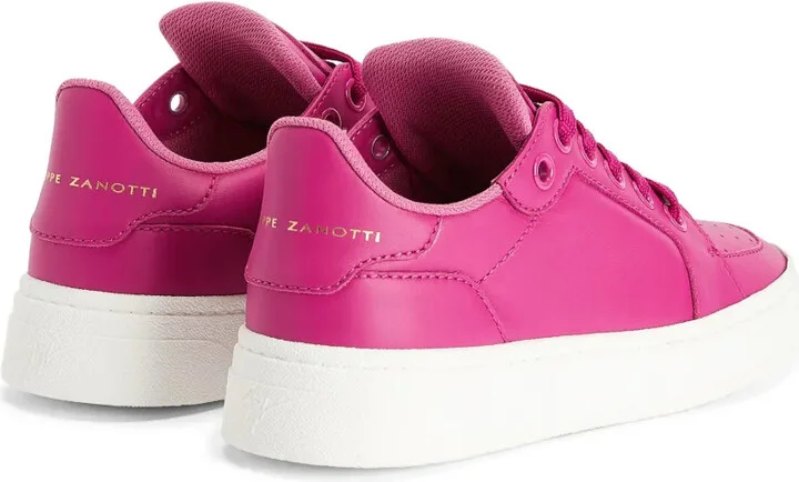 Calf-Leather Lace-Up Sneakers - Image 3
