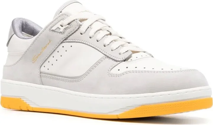 Calf-Leather Lace-Up Sneakers - Image 2