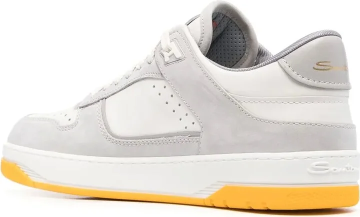 Calf-Leather Lace-Up Sneakers - Image 3