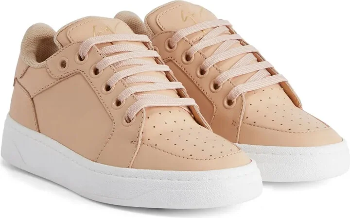 Calf-Leather Lace-Up Sneakers - Image 2