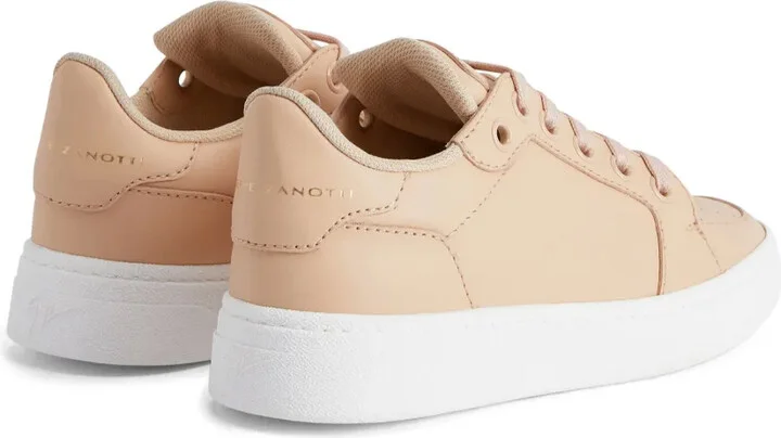 Calf-Leather Lace-Up Sneakers - Image 3