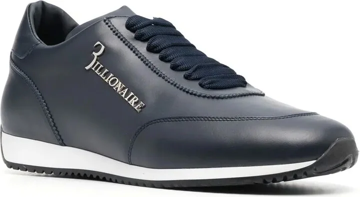 Calf-Leather Low-Top Sneakers - Image 2