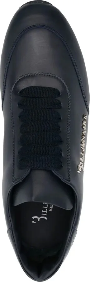 Calf-Leather Low-Top Sneakers - Image 4