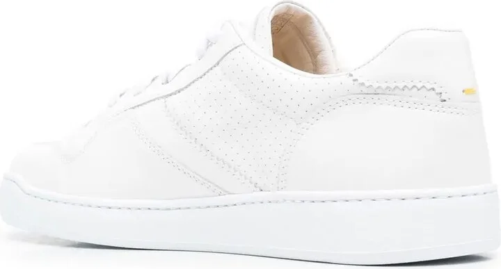 Calf-Leather Low-Top Sneakers - Image 3