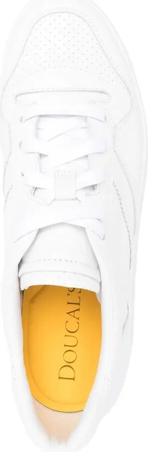 Calf-Leather Low-Top Sneakers - Image 4