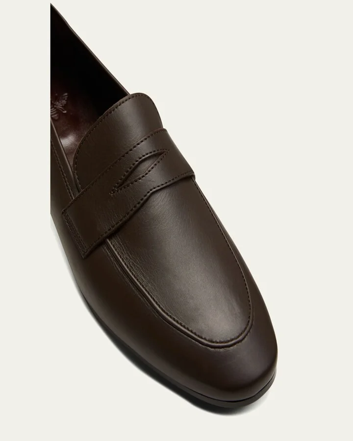 Calf Leather Penny Loafers - Image 2