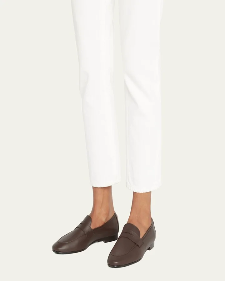 Calf Leather Penny Loafers - Image 4