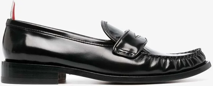 Calf Leather Penny-Slot Loafers
