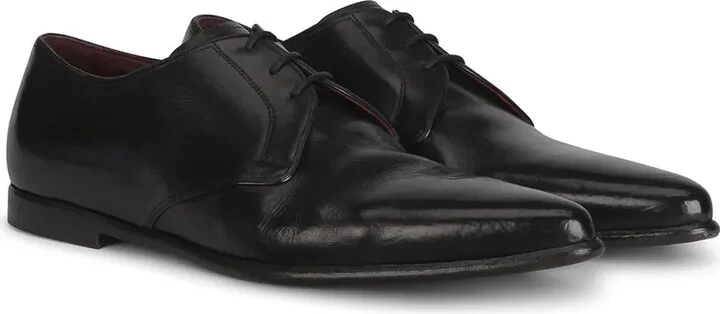 calf leather pointed Derby shoes - Image 2