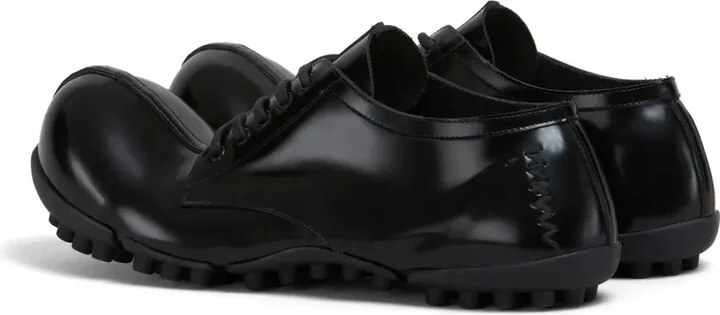 Calf-Leather Round-Toe Derby Shoes - Image 3