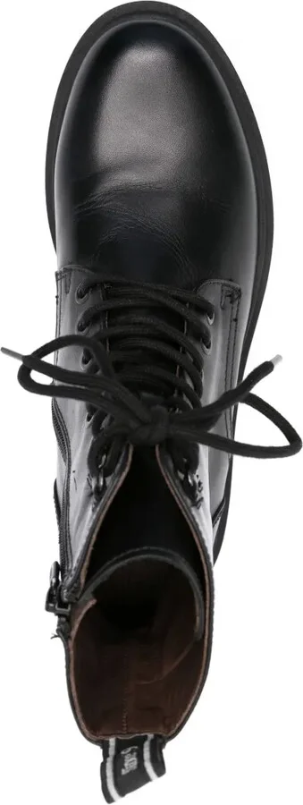 Calf-Length Leather Boots - Image 4