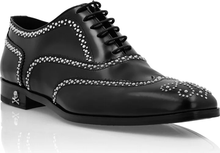 Calf Skin Leather Lace Up Shoes