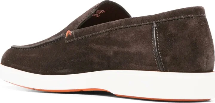 Calf-Suede Almond-Toe Loafers - Image 3