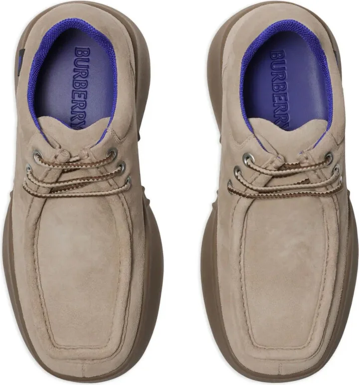 Calf-Suede Derby Shoes - Image 4