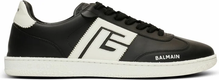 Calfskin Balmain Swan Trainers