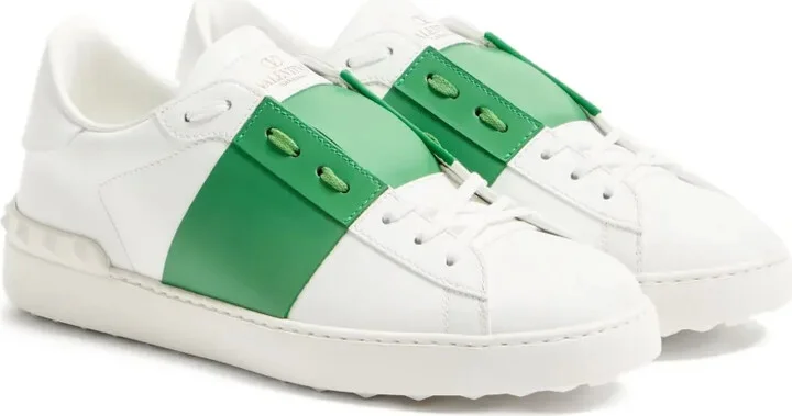 Calfskin Band-Open Sneakers - Image 2