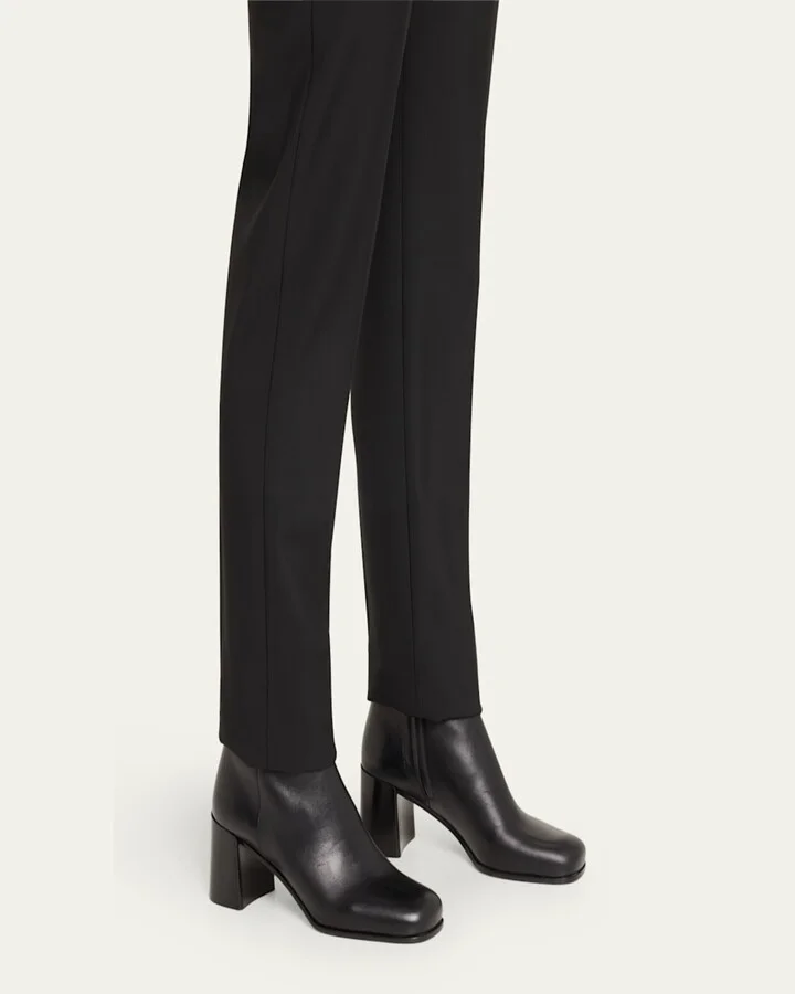 Calfskin Block-Heel Ankle Boots - Image 10
