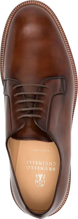 Calfskin Derby Shoes - Image 4