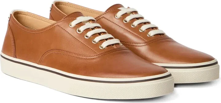 Calfskin Lace-Up Sneakers - Image 2