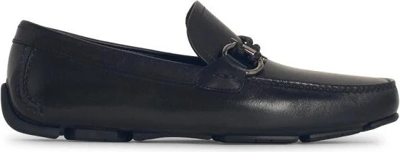 Calfskin Leather Loafers With Logo Medallion